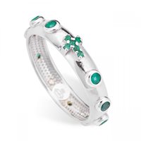 Anillo Amen Mujer Rosari in Plata Zirconia AROBV-18 - AROBV-10